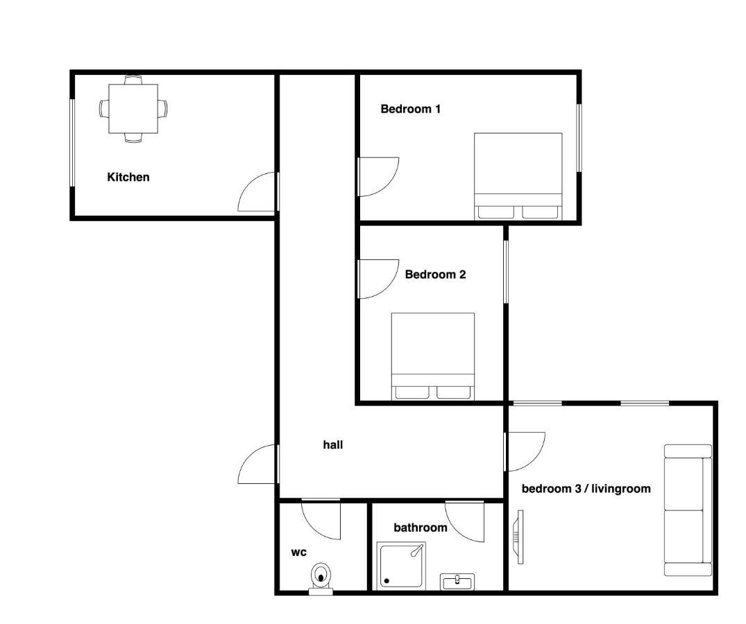 Lacplesa Downtown New 2-Bedroom Apartment Riga Exteriér fotografie